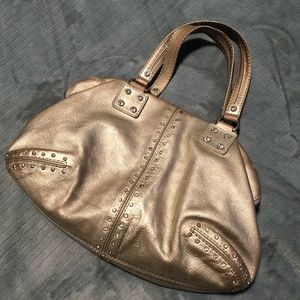 Michael Kors Astor Metallic Satchel *NEEDS LOVE*